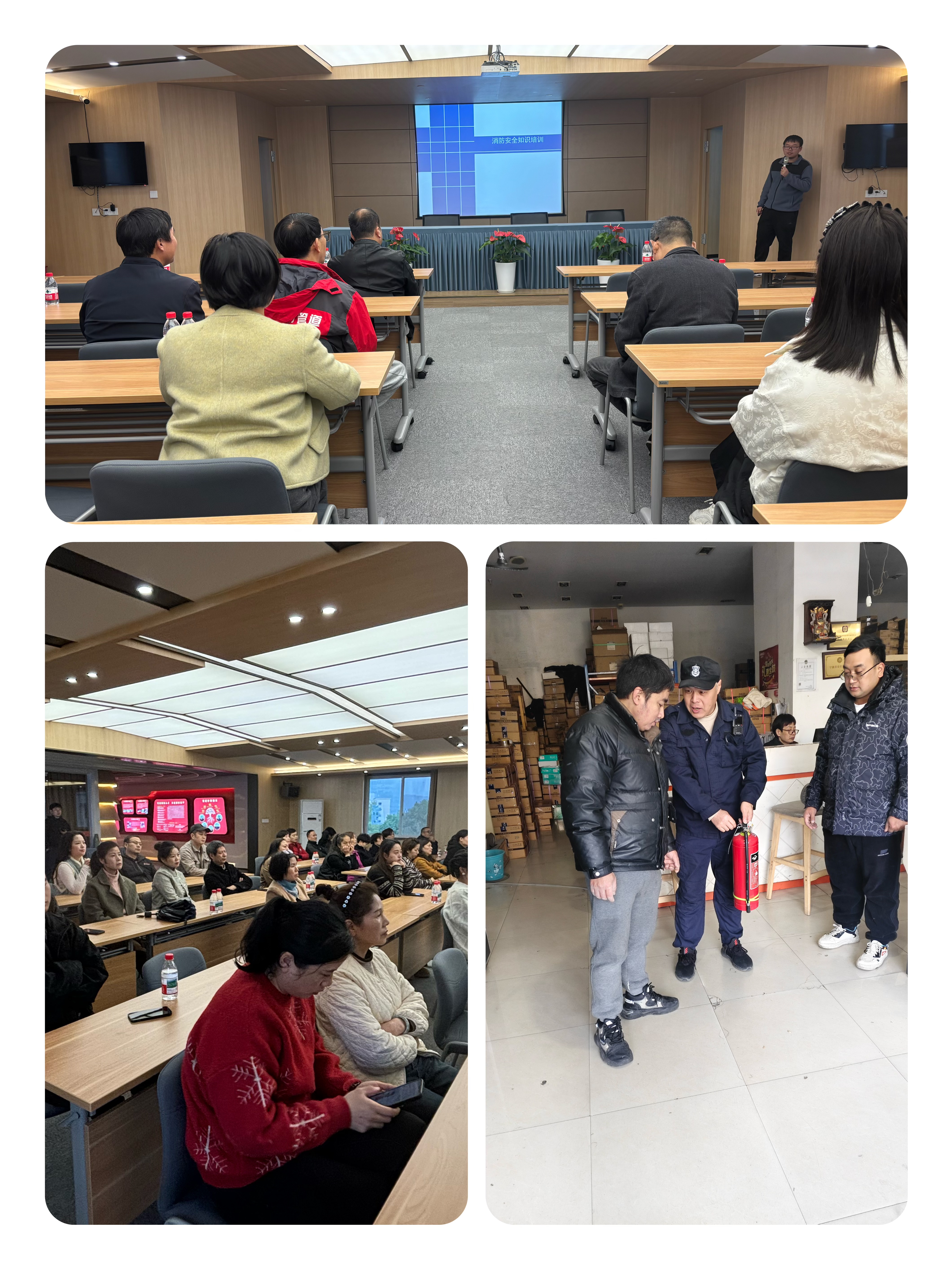 消防培訓(xùn)進(jìn)市場(chǎng) 齊心共建“防火墻”